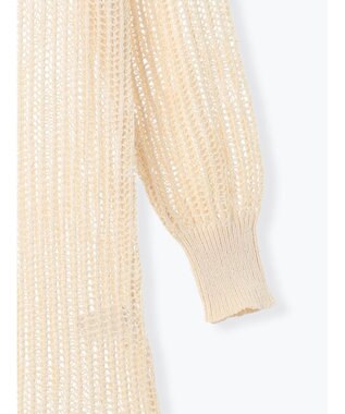 Te chichi フリンジメッシュニットワンピース《2025Autumn catalog vol.2 item》 オフホワイト