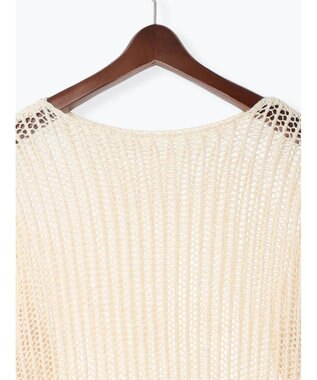 Te chichi フリンジメッシュニットワンピース《2025Autumn catalog vol.2 item》 オフホワイト