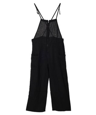 AMERICAN HOLIC リネンブレンドサロペットパンツ Black