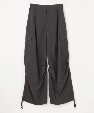 NAVE 【ReNAVE・洗える/撥水加工/接触冷感/UVケア/セットアップ】ナイロンタスラン カーゴパンツ グレー系