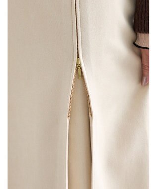 Te chichi スエードサイドZIPスカート オフホワイト