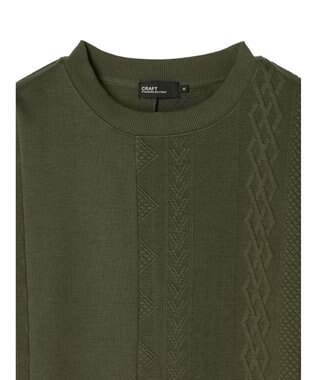 CRAFT STANDARD BOUTIQUE ＪＱカット切り替えプルオーバー1 Khaki