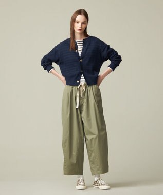 J.PRESS YORK STREET 【WOMEN】バスクTシャツ ホワイト系1