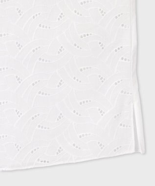 Paul Smith 【洗える】コットンレース 半袖シャツ ホワイト