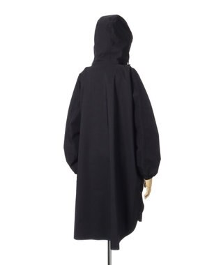 MOONBAT POLO RALPH LAUREN レインポンチョ 透湿撥水 無地×チェック 75デニール 収納袋付 ブラック