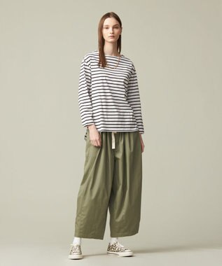 J.PRESS YORK STREET 【WOMEN】バスクTシャツ ホワイト系1