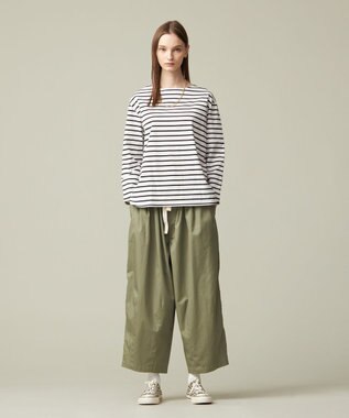 J.PRESS YORK STREET 【WOMEN】バスクTシャツ ホワイト系1