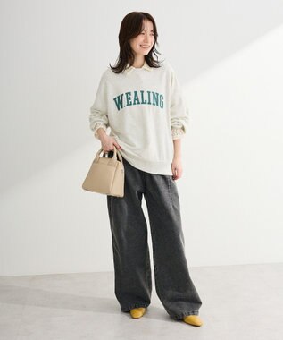 Green Parks 衿付きレースカットプルオーバー Ecru