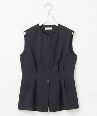 ANY SIS 【WEB・一部店舗限定】スイートクール ジレブラウス ネイビー