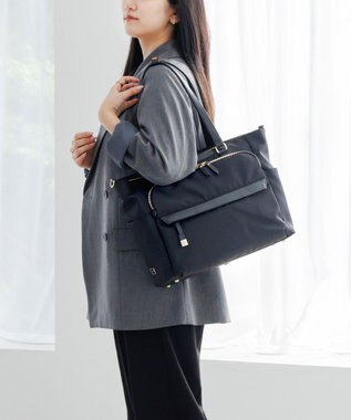 ACE BAGS & LUGGAGE ace. ラプリム トートバッグ レディースビジネス A4 13.3インチサイズ 68803 エース ブラック×ゴールド