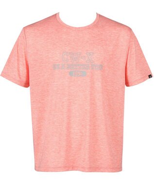 CW-X 【UNISEX】 CW-X トップス 3分袖 カジュアルＴシャツ 少しゆったりとした着用感 吸汗速乾 半袖 ユニセックス DLR105 /ワコール レッド