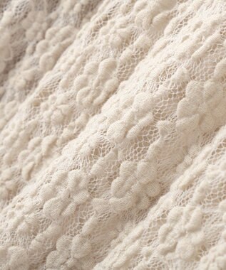 Green Parks 衿付きレースカットプルオーバー Light Gray