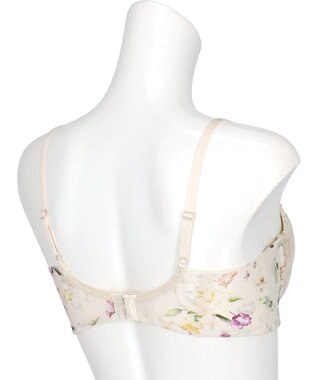 WACOAL ブラジャー 着やせシルエット 脇から背中のラインすっきり Gカップまで対応 大きいサイズ レディース BXC405 /ワコール ベージュ