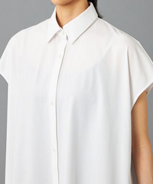 Chacott Chacott BALANCE EasyCare+ シャツワンピース ホワイト