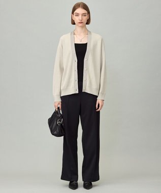 ICB 【洗える】 コンパクトトラックジャージー パンツ ブラック系