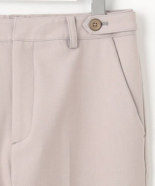 J.PRESS LADIES S 【洗える】2way thermoサキソニー テーパード パンツ ベージュ系