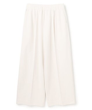 UNFILO ブラッシュドジャージー ワイドパンツ アイボリー