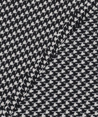 ANY SIS S 【洗える】フリルボウタイ ブラウス ブラック千鳥