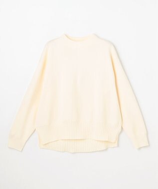 ANY L 【新色追加】ハイネックデイリーニット エクリュ