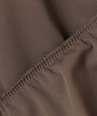 PW CIRCULUS 【吸水速乾 / UV遮蔽率99.5% UVカット / ストレッチ】【WOMEN】ハーフジップロングスリーブモックネックT ゴルフウェア レディース ダークブラウン系