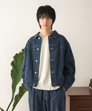 WEGO ネップデニムジャケット デニムインディゴ