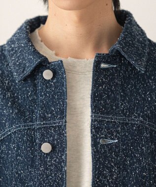 WEGO ネップデニムジャケット デニムインディゴ