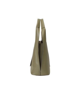 LA BAGAGERIE 【veganview】triangle shape tote bag カーキ
