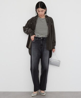 AMERICAN HOLIC ショートボーダーカットプルオーバー Black