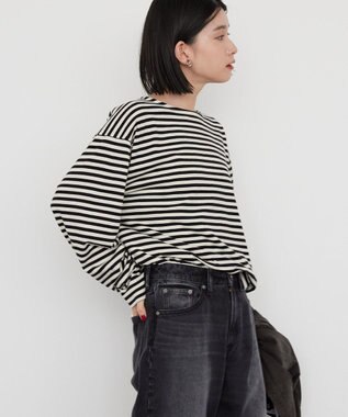 AMERICAN HOLIC ショートボーダーカットプルオーバー Black