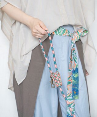 COQ HAPPY ARGYLE  ハンズフリーロングドッグリード ピンク