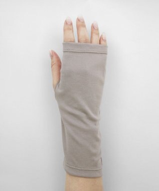 ORuKuBET 【WOMEN】ORGANIC COTTON リストカバー ＜ショートタイプ＞【 UVカット・オーガニックコットン・日本製 】 ライトグレー