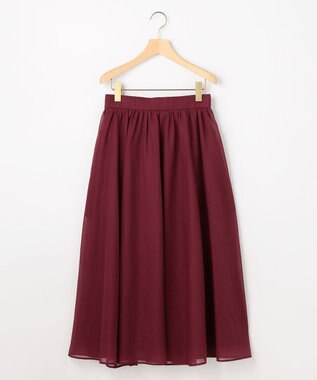 組曲 【先行予約】カラーボイル スカート ガーネット系