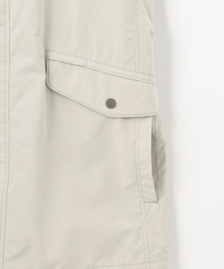 JOSEPH ABBOUD 【25SS・7ポケット/軽量/ECO撥水/インフード】ライトマイクロリップピーチ コート アイボリー系