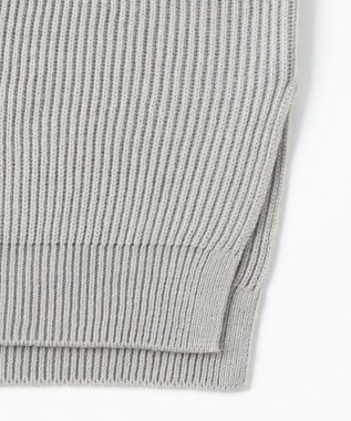 UNFILO 畔ニットベスト グレー