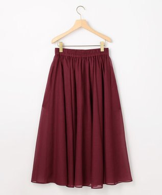 組曲 【先行予約】カラーボイル スカート ガーネット系