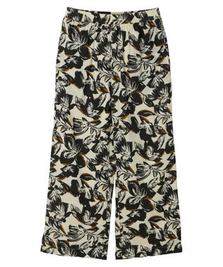 CRAFT STANDARD BOUTIQUE インド綿アソート柄イージーパンツ Ivory