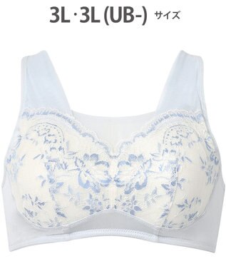 WACOAL 【ナイトアップブラ】 ノンワイヤーブラ 睡眠中のバストの不快感をやわらげる 寝汗の不快さを防ぐ ナイトブラ 夜用ブラ レディース BRA167 /ワコール ブルー