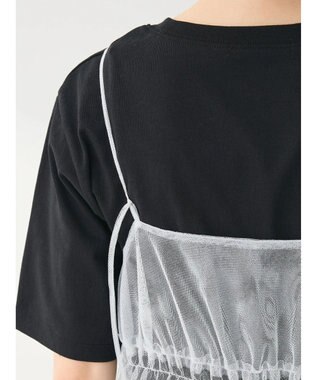 Green Parks ２ｗａｙ　レイヤードラメワンピース Light Gray