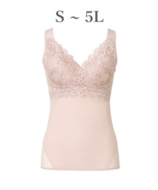  【BRADELIS NewYork peace】 ハートフルカップビューティフルブラキャミソール25 ブラデリス ノンワイヤー 補整下着 補正 シェイパー カップ付き ブラトップ ブラキャミ