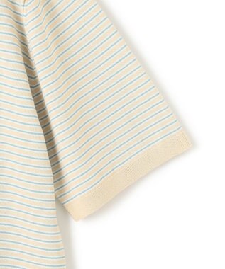 UNFILO MENS 【メンズノンノWEB掲載】スゴ機能美 ニット クルーネック ベージュボーダー