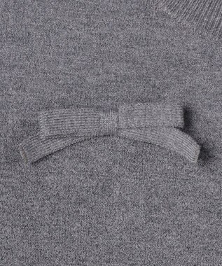 Feroux リボンディテール カーディガン グレー系