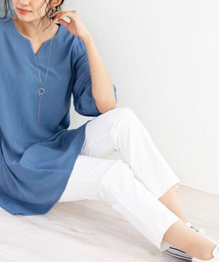 Tiaclasse L 【日本製・洗える】穿き心地抜群のシェルタリングドライパンツ オフホワイト