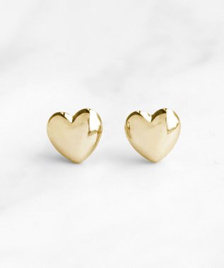 TOCCA 【八木アリサさん着用】【WEB限定】WITH HEART PIERCED EARRINGS K10 ピアス イエローゴールド系