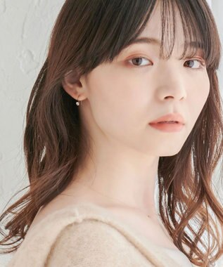 Phoebe 【K10RG】ブリリアンフックピアス ローズゴールド