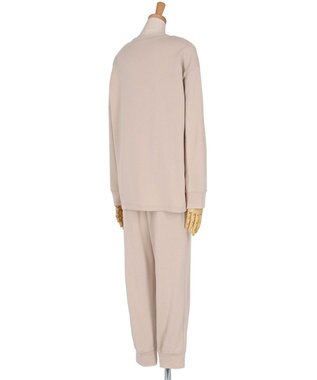 WACOAL ワコール_リラックス＆スリープ パジャマ 綿100%(本体) ガーゼ裏毛素材 長袖 長ズボン PEANUTS スヌーピー レディース FDX559 /ワコール ベージュ