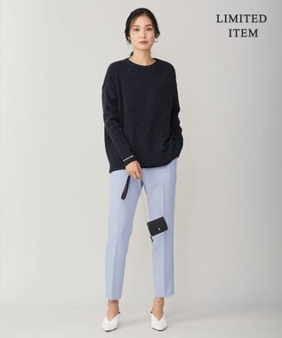 ICB L 【WEB限定】ファインメリノバルキー プルオーバー チャコール系