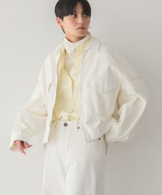 AMERICAN HOLIC デニムショートブルゾン White