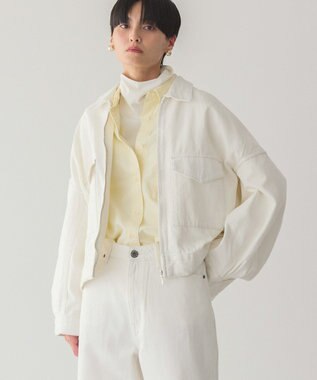 AMERICAN HOLIC デニムショートブルゾン White