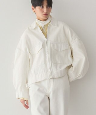 AMERICAN HOLIC デニムショートブルゾン White