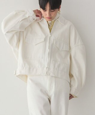 AMERICAN HOLIC デニムショートブルゾン White